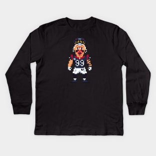 Jj watt 8bit Kids Long Sleeve T-Shirt